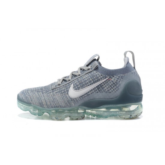 Women/Men Nike Air VaporMax 2021 Flyknit Grey Blue DH4084-400 Shoes