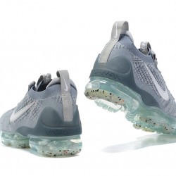 Women/Men Nike Air VaporMax 2021 Flyknit Grey Blue DH4084-400 Shoes