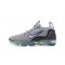 Women/Men Nike Air VaporMax 2021 Flyknit Grey Blue Shoes