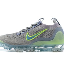 Women/Men Nike Air VaporMax 2021 Flyknit Grey Green DH4084-003 Shoes