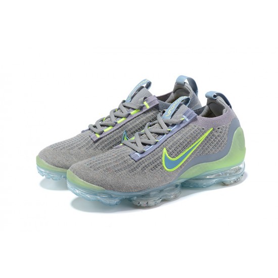 Women/Men Nike Air VaporMax 2021 Flyknit Grey Green DH4084-003 Shoes