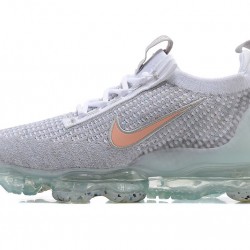 Women/Men Nike Air VaporMax 2021 Flyknit Grey Orange DH4090-002 Shoes