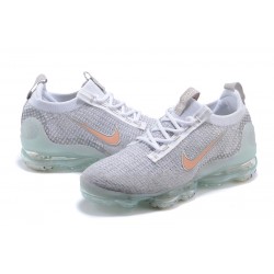 Women/Men Nike Air VaporMax 2021 Flyknit Grey Orange DH4090-002 Shoes