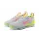 Women/Men Nike Air VaporMax 2021 Flyknit Grey Pink DH4088-002 Shoes