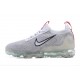 Women/Men Nike Air VaporMax 2021 Flyknit Grey Red DB1550-003 Shoes