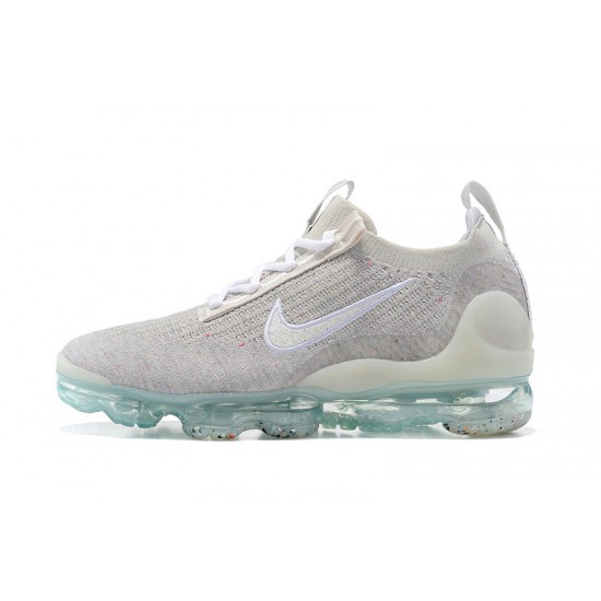 Women/Men Nike Air VaporMax 2021 Flyknit Grey White DH4088-001 Shoes