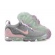 Women/Men Nike Air VaporMax 2021 Flyknit Grey and Pink Shoes