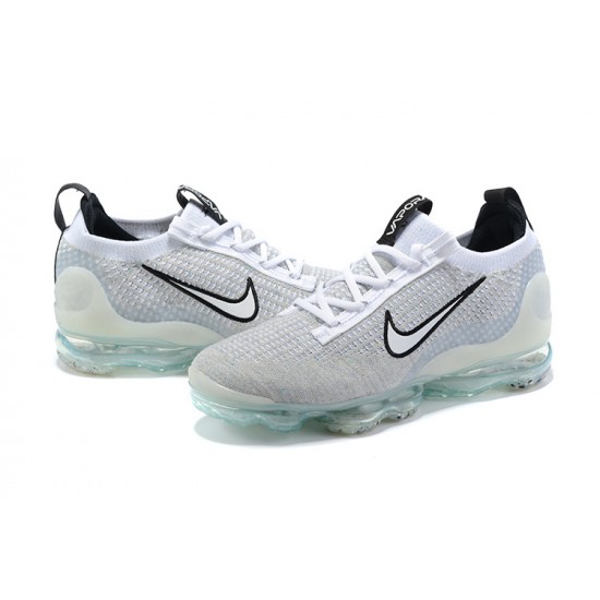 Women/Men Nike Air VaporMax 2021 Flyknit White Black DB1550-100 Shoes