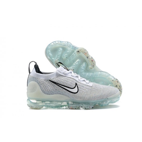 Women/Men Nike Air VaporMax 2021 Flyknit White Black DB1550-100 Shoes