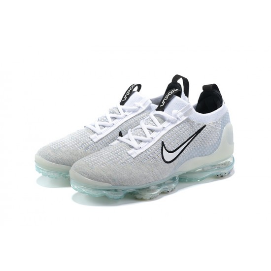 Women/Men Nike Air VaporMax 2021 Flyknit White Black DB1550-100 Shoes