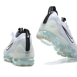 Women/Men Nike Air VaporMax 2021 Flyknit White Black DB1550-100 Shoes