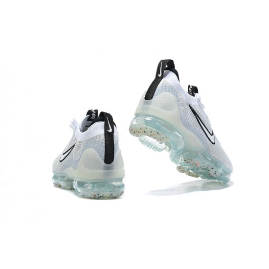 Women/Men Nike Air VaporMax 2021 Flyknit White Black DB1550-100 Shoes