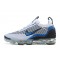 Women/Men Nike Air VaporMax 2021 Flyknit White Blue DM0025-001 Shoes