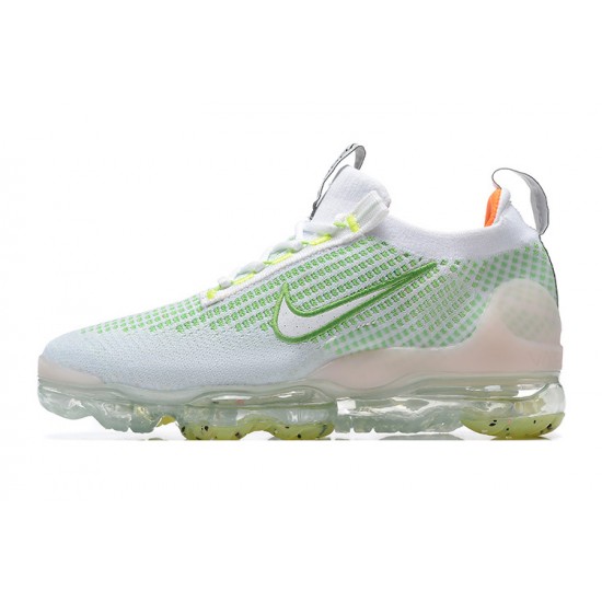 Women/Men Nike Air VaporMax 2021 Flyknit White Green FD0871-100 Shoes