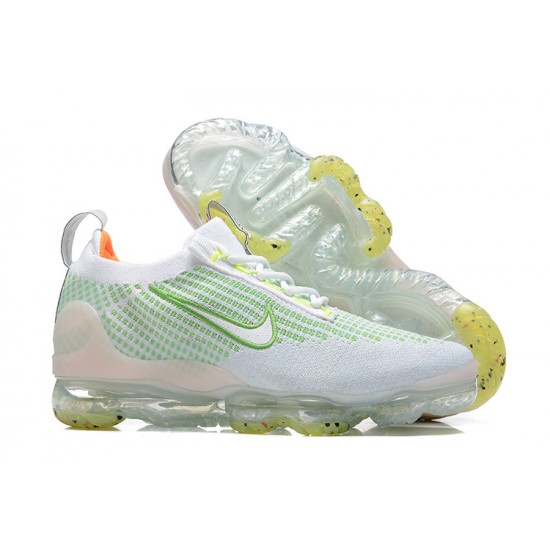 Women/Men Nike Air VaporMax 2021 Flyknit White Green FD0871-100 Shoes