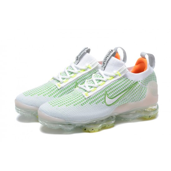 Women/Men Nike Air VaporMax 2021 Flyknit White Green FD0871-100 Shoes