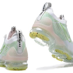 Women/Men Nike Air VaporMax 2021 Flyknit White Green FD0871-100 Shoes