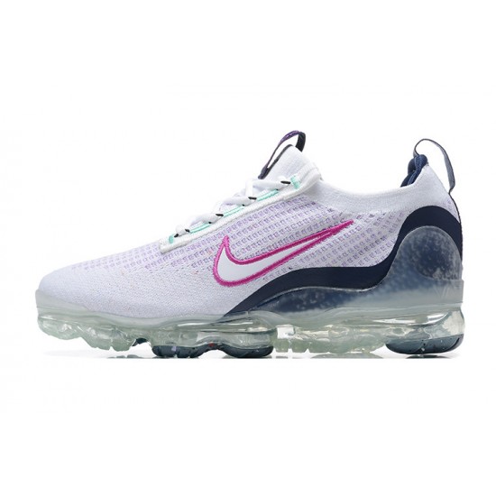 Women/Men Nike Air VaporMax 2021 Flyknit White Pink DB1550-105 Shoes