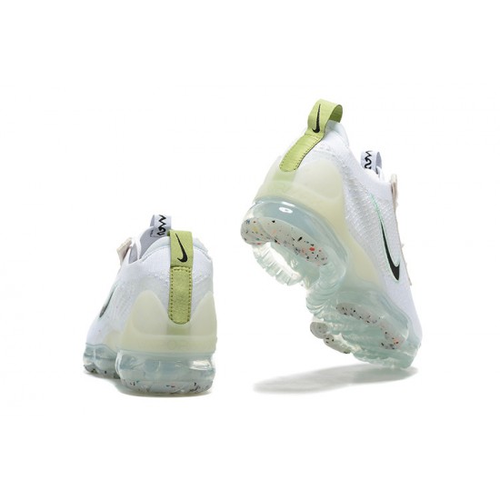 Women/Men Nike Air VaporMax 2021 Flyknit White and Black Shoes