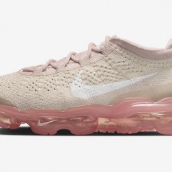 Women Nike Air VaporMax 2023 Flyknit Oatmeal Pink DV6840-101 Shoes