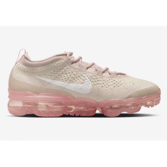 Women Nike Air VaporMax 2023 Flyknit Oatmeal Pink DV6840-101 Shoes