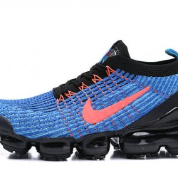 Women/Men Nike Air VaporMax Flyknit 3 Black Blue AJ6900-015 Shoes