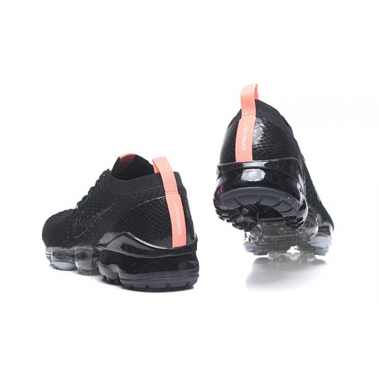 Women/Men Nike Air VaporMax Flyknit 3 Black Orange Shoes