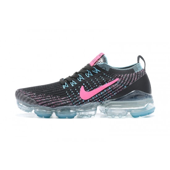 Women/Men Nike Air VaporMax Flyknit 3 Black Pink AJ5910-101 Shoes