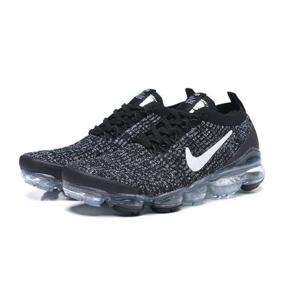 Women/Men Nike Air VaporMax Flyknit 3 Black White AJ6900-212 Shoes