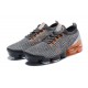 Women/Men Nike Air VaporMax Flyknit 3 Grey Orange AJ6900-024 Shoes