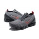 Women/Men Nike Air VaporMax Flyknit 3 Grey Red AJ6900-012 Shoes