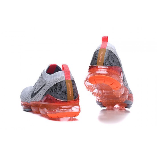 Women/Men Nike Air VaporMax Flyknit 3 Grey Red AJ6900-600 Shoes