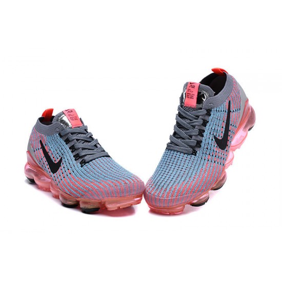 Women/Men Nike Air VaporMax Flyknit 3 Grey Red AJ6900-601 Shoes