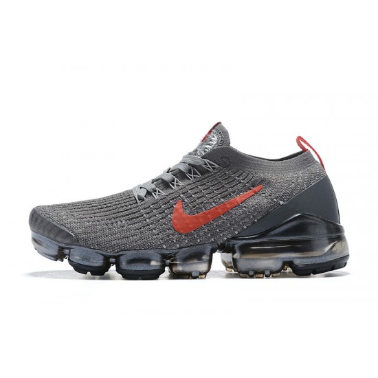 Women/Men Nike Air VaporMax Flyknit 3 Grey Red CT1270-001 Shoes