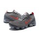 Women/Men Nike Air VaporMax Flyknit 3 Grey Red CT1270-001 Shoes