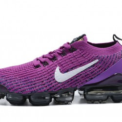 Women/Men Nike Air VaporMax Flyknit 3 Purple Black AJ6900-502 Shoes