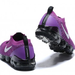 Women/Men Nike Air VaporMax Flyknit 3 Purple Black AJ6900-502 Shoes