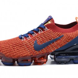 Women/Men Nike Air VaporMax Flyknit 3 Red Blue AJ6900-600 Shoes