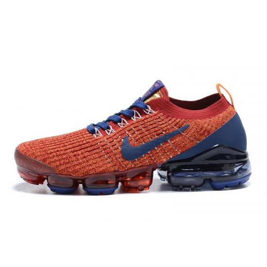 Women/Men Nike Air VaporMax Flyknit 3 Red Blue AJ6900-600 Shoes