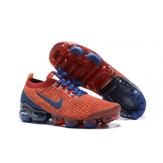 Women/Men Nike Air VaporMax Flyknit 3 Red Blue AJ6900-600 Shoes