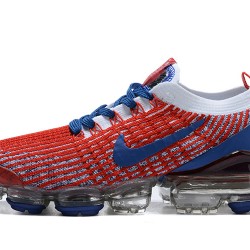 Women/Men Nike Air VaporMax Flyknit 3 Red Blue CW5585-100 Shoes