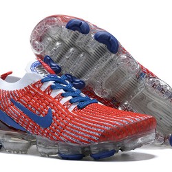 Women/Men Nike Air VaporMax Flyknit 3 Red Blue CW5585-100 Shoes