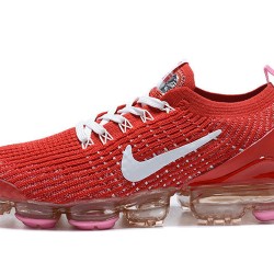 Women/Men Nike Air VaporMax Flyknit 3 Red White CU4756-600 Shoes