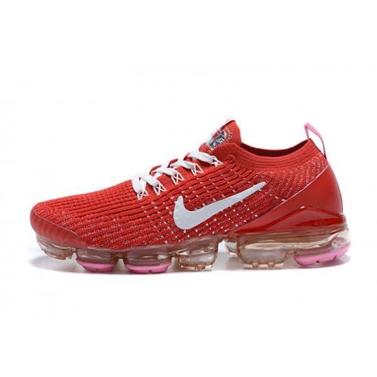 Women/Men Nike Air VaporMax Flyknit 3 Red White CU4756-600 Shoes