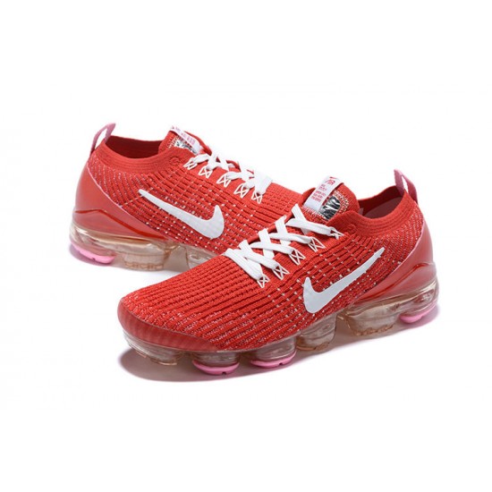 Women/Men Nike Air VaporMax Flyknit 3 Red White CU4756-600 Shoes