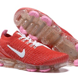 Women/Men Nike Air VaporMax Flyknit 3 Red White CU4756-600 Shoes