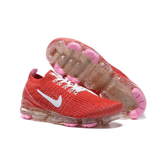 Women/Men Nike Air VaporMax Flyknit 3 Red White CU4756-600 Shoes