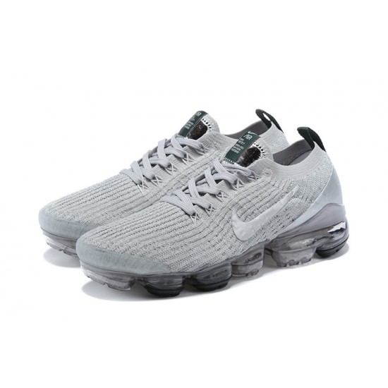 Women/Men Nike Air VaporMax Flyknit 3 Silver Grey AJ6900-101 Shoes