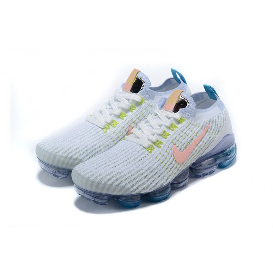 Women/Men Nike Air VaporMax Flyknit 3 White Blue AJ6900-003 Shoes