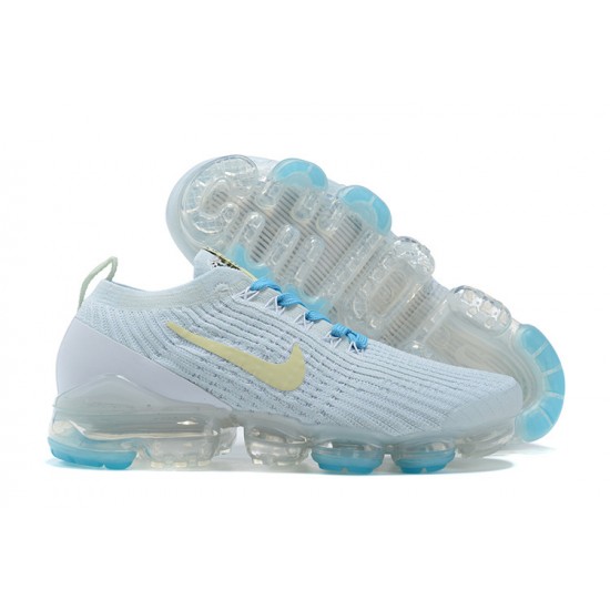 Women/Men Nike Air VaporMax Flyknit 3 White Blue AJ6910-500 Shoes